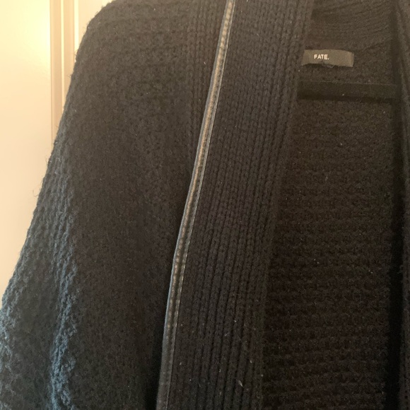 Black Sweater Cardigan - Picture 2 of 3